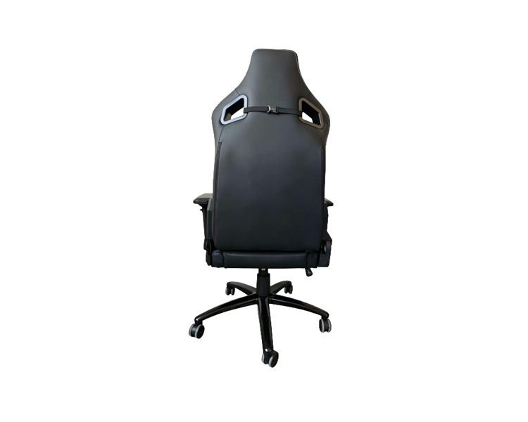 Gaming Chair: Vertex Predator Gaming Chair Black Car Leather